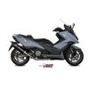 MIVV OVAL ΟΛΌΣΩΜΗ ΕΞΆΤΜΙΣΗ KYMCO AK 550 2017-2020 BLACK