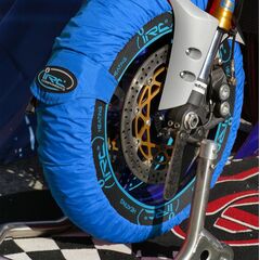 IRC TYRE WARMERS MEDIUM SUPER MOTO 120-160 120-170 BLUE