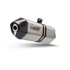 MIVV SPEED EDGE EXHAUST SLIP-ON KTM 1290 SUPER ADVENTURE 2021-2024 TITANIUM