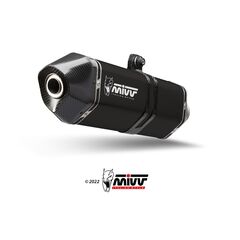 MIVV SPEED EDGE ΟΛΌΣΩΜΗ ΕΞΆΤΜΙΣΗ KYMCO AK 550 2017-2020 BLACK