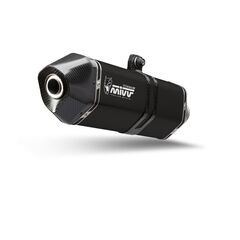 MIVV SPEED EDGE EXHAUST SLIP-ONS SUZUKI GSXR 1300 HAYABUSA 2021-2024 BLACK TITANIUM