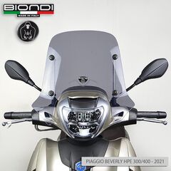 BIONDI ΖΕΛΑΤΊΝΑ PIAGGIO BEVERLY 300 400 HPE 2021-2024 45X46CM ΕΛΑΦΡΏΣ ΦΙΜΈ
