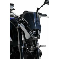 ERMAX ΖΕΛΑΤΊΝΑ YAMAHA MT 09 2021-2023 ΚΟΝΤΉ HYPER 22CM ΣΚΟΎΡΟ ΦΙΜΈ
