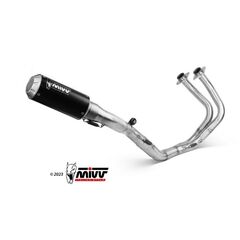 MIVV MK3 ΟΛΌΣΩΜΗ ΕΞΆΤΜΙΣΗ KAWASAKI Z 650 NINJA 650 2017-2023 BLACK