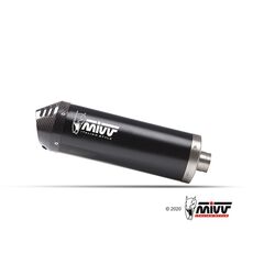 MIVV OVAL ΟΛΌΣΩΜΗ ΕΞΆΤΜΙΣΗ KAWASAKI VERSYS 650 2022-2023 BLACK