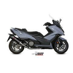 MIVV OVAL ΟΛΌΣΩΜΗ ΕΞΆΤΜΙΣΗ KYMCO AK 550 2017-2020 BLACK