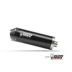 MIVV OVAL ΤΕΛΙΚΌ ΕΞΆΤΜΙΣΗΣ SUZUKI V STROM 1000 14-19 1050 20-24 BLACK