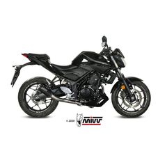 MIVV MK3 ΟΛΌΣΩΜΗ ΕΞΆΤΜΙΣΗ YAMAHA MT 03 YZF R3 2015-2024 BLACK
