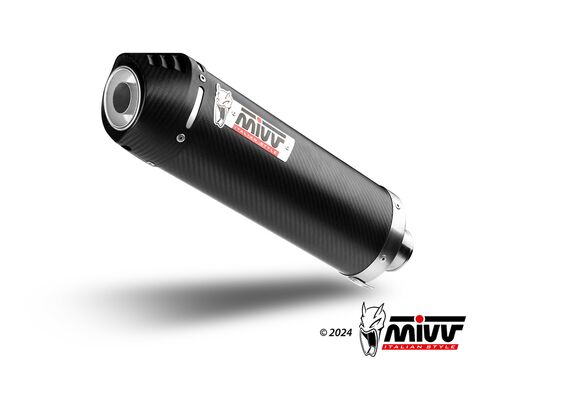 MIVV OVAL ΤΕΛΙΚΌ ΕΞΆΤΜΙΣΗΣ MOTO GUZZI V85 TT 2019-2024 CARBON