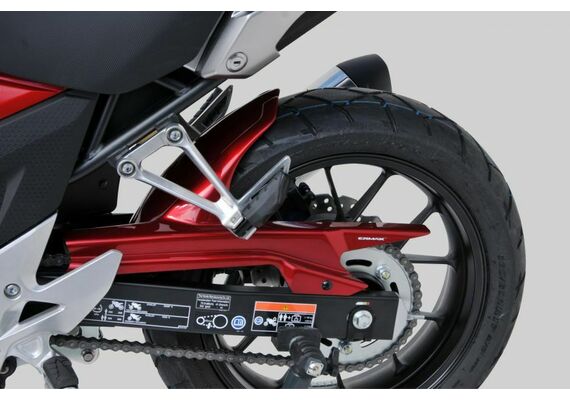 ERMAX REAR HUGGER HONDA CB 500X 2016-2018 UNPAINTED BLACK