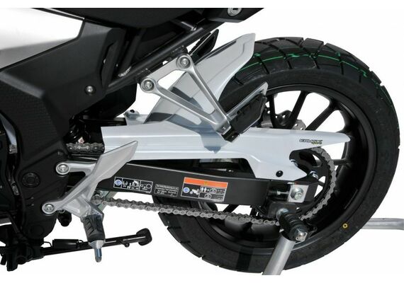 ERMAX REAR HUGGER HONDA CB 500X 2019-2023 UNPAINTED BLACK
