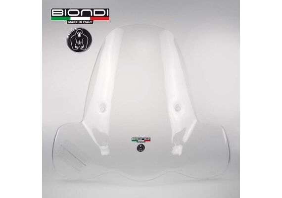 BIONDI WINDSCREEN PIAGGIO BEVERLY 200 250 S 2003-2010 HIGH 70X77CM CLEAR