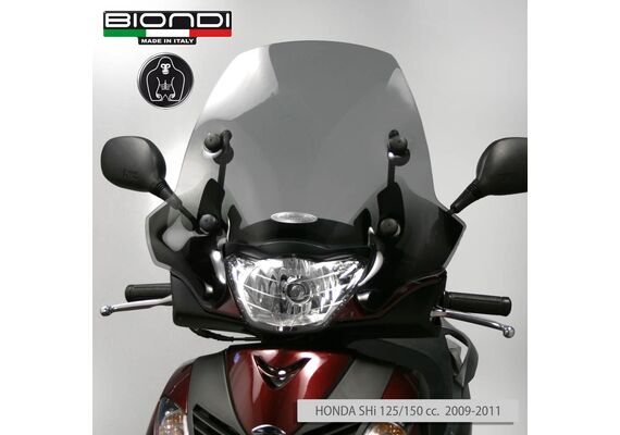 BIONDI WINDSCREEN HONDA SH 150 2005-2012 47X53CM GREY