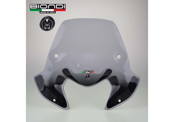 BIONDI WINDSCREEN SYM SYMPHONY ST 2015-2024 HONDA SH 300 2007-2010 47X53CM GREY