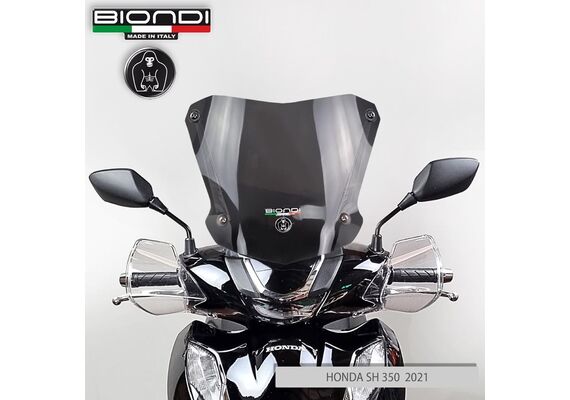 BIONDI WINDSCREEN HONDA SH 350 2021-2024 27X39CM DARK SMOKE