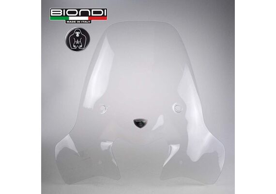 BIONDI WINDSCREEN HONDA SH 300 2007-2010 SYM SYMPHONY ST 2015-2020 HIGH 70X72CM CLEAR