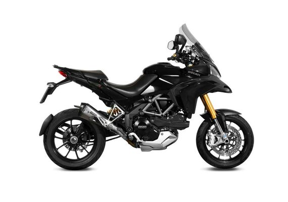 MIVV DELTA RACE EXHAUST SLIP-ON DUCATI MULTISTRADA 1200 2010-2014 ST. STEEL