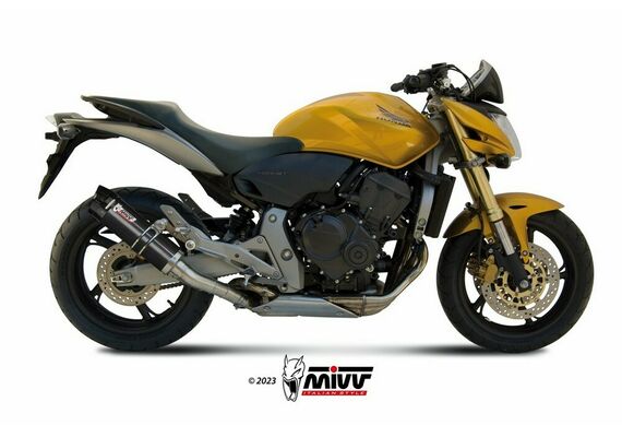 MIVV GP EXHAUST SLIP-ON HONDA CB 600F HORNET 07-13 CBR 600 F 11-13 BLACK