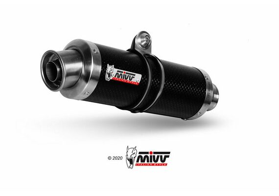 MIVV GP EXHAUST SLIP-ON HONDA CB 500 F / X CBR 500R 2013-2015 CARBON