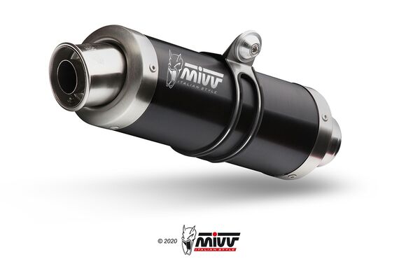 MIVV GP EXHAUST SLIP-ON HONDA CB 500 F / X CBR 500R 2013-2015 BLACK