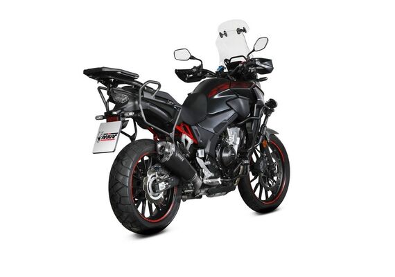 MIVV DELTA RACE EXHAUST SLIP-ON HONDA CB 500 X 2022-2023 BLACK