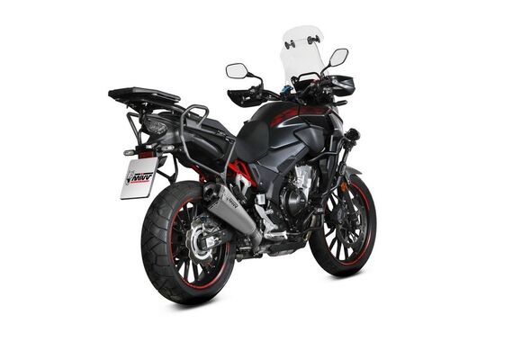 MIVV DELTA RACE EXHAUST SLIP-ON HONDA CB 500 X 2022-2023 ST. STEEL