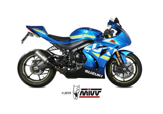 MIVV MK3 EXHAUST SLIP-ON SUZUKI GSXR 1000 2017-2020 ST. STEEL