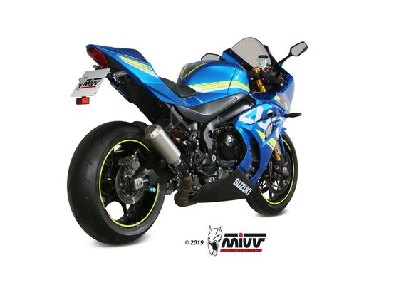 MIVV MK3 EXHAUST SLIP-ON SUZUKI GSXR 1000 2017-2020 ST. STEEL