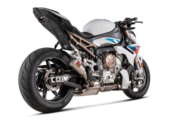 AKRAPOVIC EXHAUST SLIP-ON BMW S 1000RR 2019-2024 TITANIUM