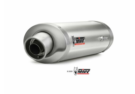 MIVV OVAL EXHAUST SLIP-ON HONDA CBR 600 RR 2005-2006 ST. STEEL