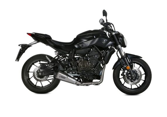 MIVV DELTA RACE EXHAUST FULL SYSTEM YAMAHA MT 07 2014-2020 ST. STEEL