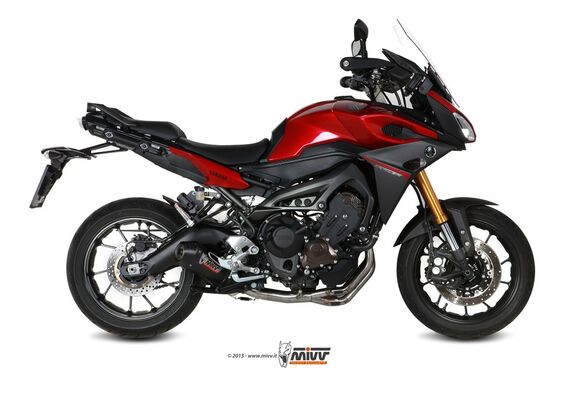 MIVV OVAL EXHAUST FULL SYSTEM YAMAHA TRACER 900 GT 2015-2020 CARBON