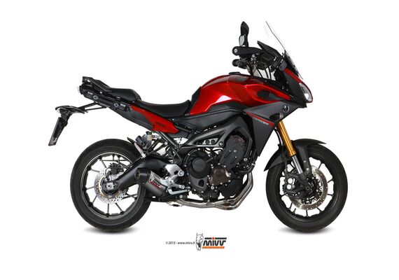 MIVV OVAL EXHAUST FULL SYSTEM YAMAHA TRACER 900 GT 2015-2020 TITANIUM