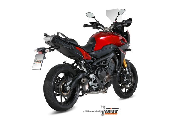 MIVV OVAL EXHAUST FULL SYSTEM YAMAHA TRACER 900 GT 2015-2020 TITANIUM
