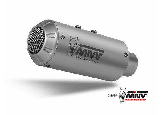 MIVV MK3 EXHAUST SLIP-ON YAMAHA MT 10 2016-2021 ST. STEEL