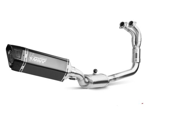 MIVV SR-1 ΟΛΌΣΩΜΗ ΕΞΆΤΜΙΣΗ YAMAHA YZF R7 2022-2024 BLACK TITANIUM