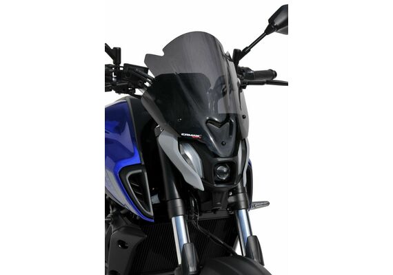 ERMAX ΖΕΛΑΤΊΝΑ NOSE YAMAHA MT 07 2021-2024 36,5CM ΣΚΟΎΡΟ ΦΙΜΈ