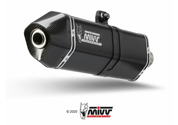 MIVV SPEED EDGE ΤΕΛΙΚΌ ΕΞΆΤΜΙΣΗΣ BMW F 700 GS 2013-2017 BLACK