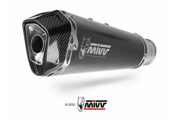 MIVV DELTA RACE ΤΕΛΙΚΌ ΕΞΆΤΜΙΣΗΣ BMW F 750 GS F 850 GS 2018-2023 BLACK