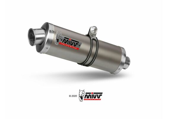 MIVV OVAL ΤΕΛΙΚΌ ΕΞΆΤΜΙΣΗΣ HONDA XRV 750 AFRICA TWIN 1993-2004 TITANIUM