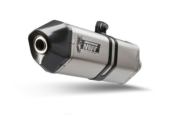 MIVV SPEED EDGE EXHAUST SLIP-ON SUZUKI V STROM 1000 14-19 1050 20-23 ST. STEEL