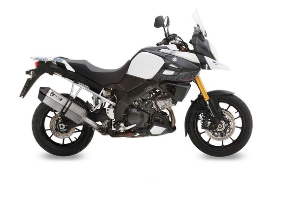 MIVV SPEED EDGE EXHAUST SLIP-ON SUZUKI V STROM 1000 14-19 1050 20-23 ST. STEEL