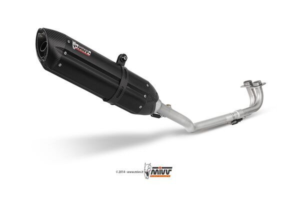 MIVV SUONO ΟΛΌΣΩΜΗ ΕΞΆΤΜΙΣΗ YAMAHA T MAX 500 2008-2011 BLACK