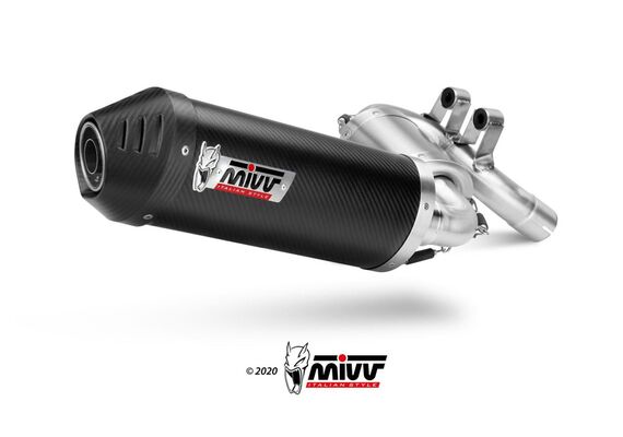 MIVV OVAL ΤΕΛΙΚΌ ΕΞΆΤΜΙΣΗΣ BMW F 900 XR 2020-2024 CARBON
