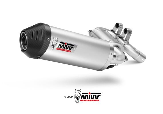 MIVV OVAL ΤΕΛΙΚΌ ΕΞΆΤΜΙΣΗΣ BMW F 900 XR 2020-2024 TITANIUM