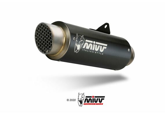 MIVV GPPRO ΤΕΛΙΚΌ ΕΞΆΤΜΙΣΗΣ KTM DUKE 125 390 2021-2023 BLACK
