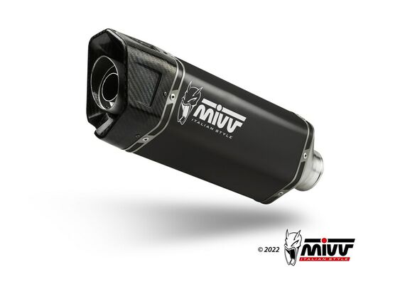 MIVV SR-1 ΟΛΌΣΩΜΗ ΕΞΆΤΜΙΣΗ SUZUKI GSX 8S 2023-2024 BLACK
