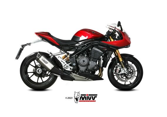 MIVV SR-1 ΤΕΛΙΚΌ ΕΞΆΤΜΙΣΗΣ TRIUMPH SPEED TRIPLE 1200 RR / RS 2021-2024 TITANIUM
