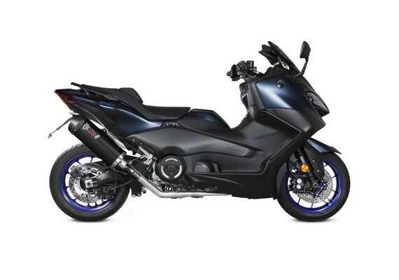 MIVV OVAL ΟΛΌΣΩΜΗ ΕΞΆΤΜΙΣΗ YAMAHA T MAX 560 2022-2024 BLACK