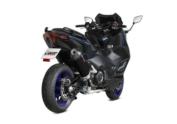 MIVV OVAL ΟΛΌΣΩΜΗ ΕΞΆΤΜΙΣΗ YAMAHA T MAX 560 2022-2024 BLACK